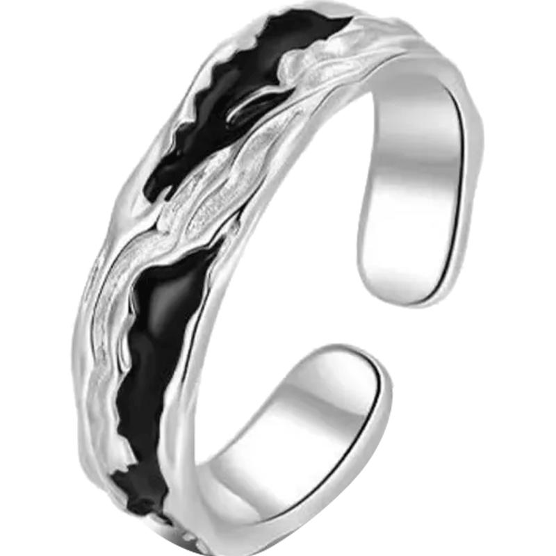 Zhou Baifu Men s Shadow Pinky Ring