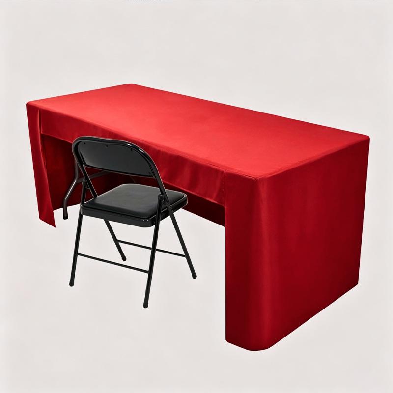 Solid Color Rectangle Conference Tablecloth for Office and Hotel Events