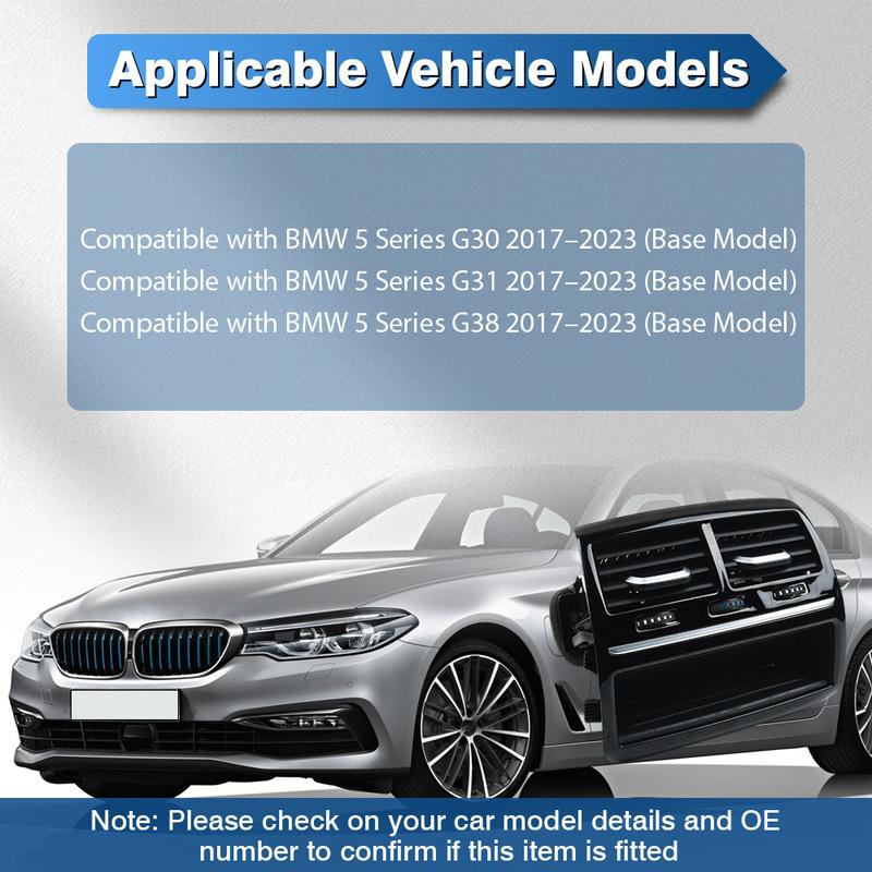 For BMW 5 Series G30 G31 G38 2017– Rear Air Conditioner AC Vent Grille Outlet Assembly 64229357865