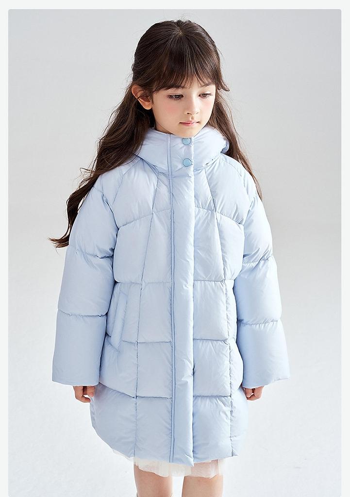 Girls' Hooded Down Jacket