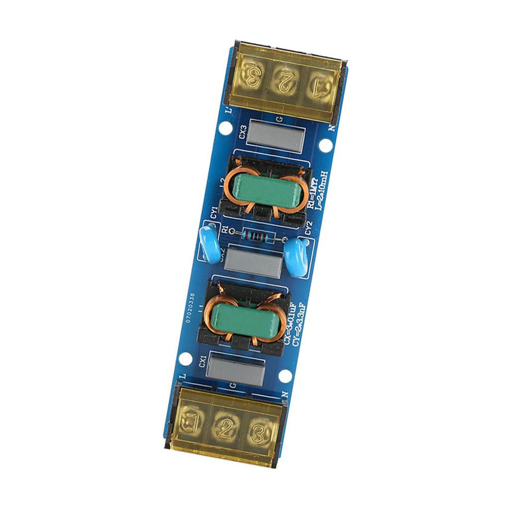 EMI High Frequency Two Stage Power Low Pass Filter Board For Power Supply (25A)