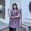 Popular Casual Design Purple Sleeveless Blazer Vest for Women Summer Loose Commute Layered Outerwear Top