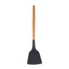 1Pcs Silicone Wood Handle Gray Spatula, Soup Spoon, Spatula, Spaghetti Noodle, Kitchen Cooking Tools, Kitchen Utensils Tableware