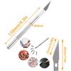 Carving Craft Knives Set Precision Hobby Knife Kit with Aluminum Body for Art Cutting Model Making DIY Scrapbooking Stencil