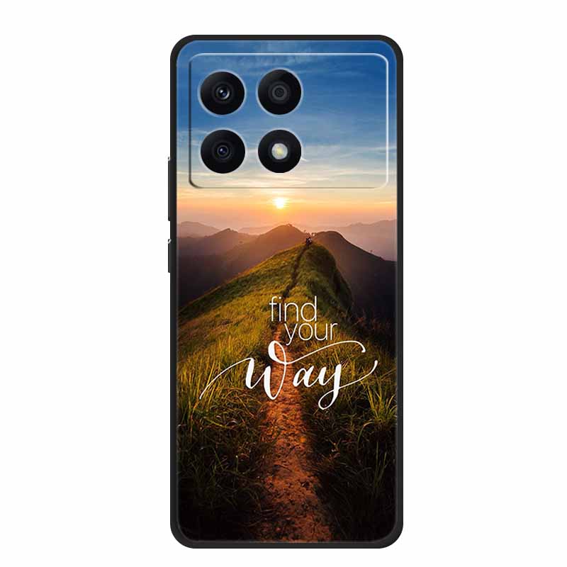 Para Xiaomi Poco X6 Pro 5G Funda Lujo TPU Silicona Trasera Fundas de Teléfono para Xiaomi Poco X6 Dibujos Animados Protector 2311DRK48I Funda