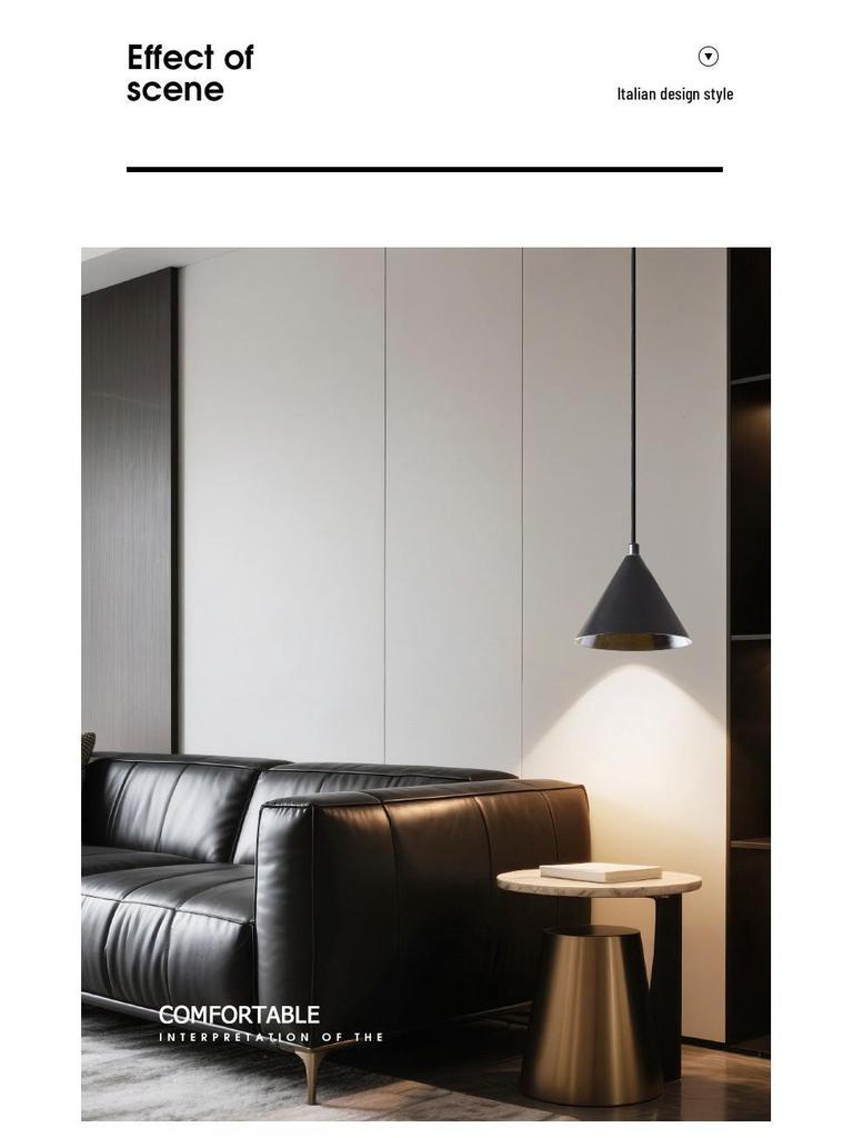 Minimalist Modern Pendant Light for Bedroom Eye Protection