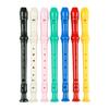 8 Holes ABS Clarinet Colorful Long Flute Instrument for Children Educational Tool Musical Soprano Recorder