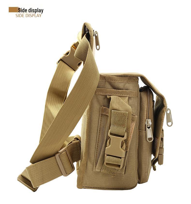Men’s Outdoor Tactical Motorcycle Messenger & Cycling Leg Bag, Waterproof Waist Bag for Mobile Phone & Running Sports.