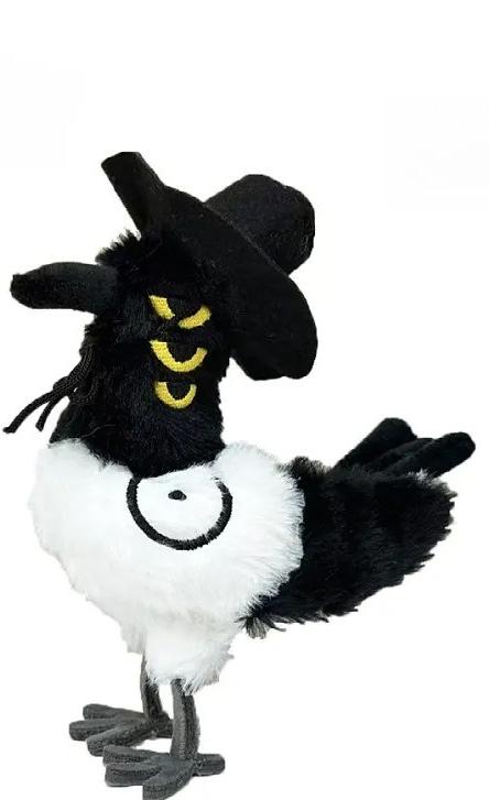 

Hunters Magpie Bird Plush Doll Hunters Plush Toys Three Eyed Bird Soft Stuffed Fans Gifts Display Animals Home Decoration чёрный/белый
