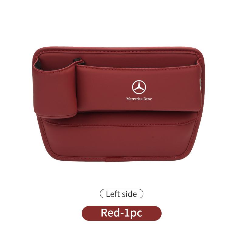 Car Seat Gap Storage Box Pocket Wallet Key Card Cup Phone Holder For Benz W202 W212 W126 W140 W168 W177 CLS GLE GLC GLS CLA