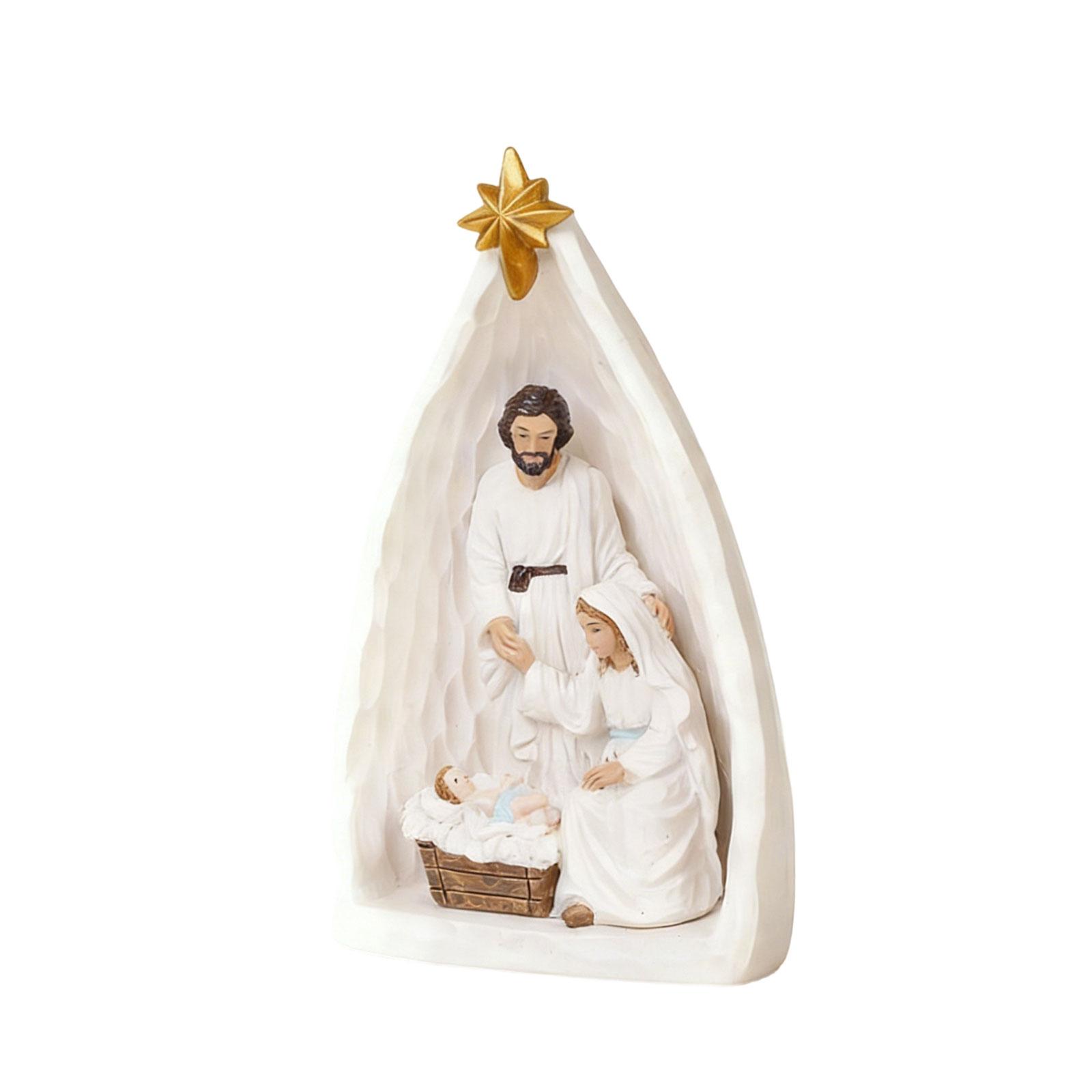 

Resin Figurines: Home Decor Gift Featuring A Family Of Three, Perfect For Living Room Or Desktop Display. One Size