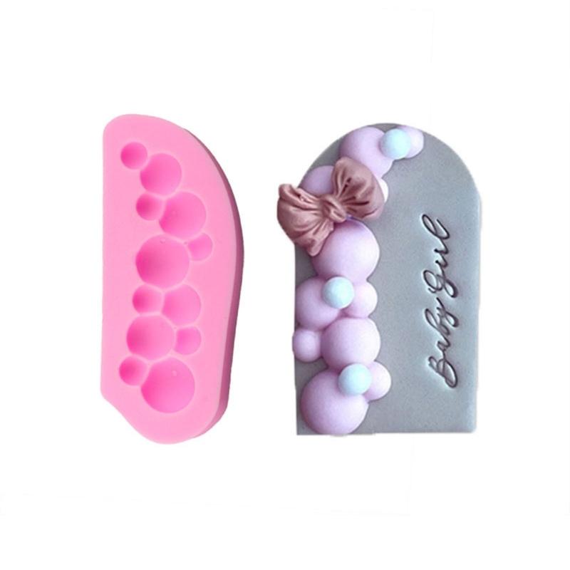 Chocolate Candy Bubble Fondant Mold Hemisphere-Shape Silicone Mold Half Round Baking Fondant Mold Cake-Decor DIY Tool