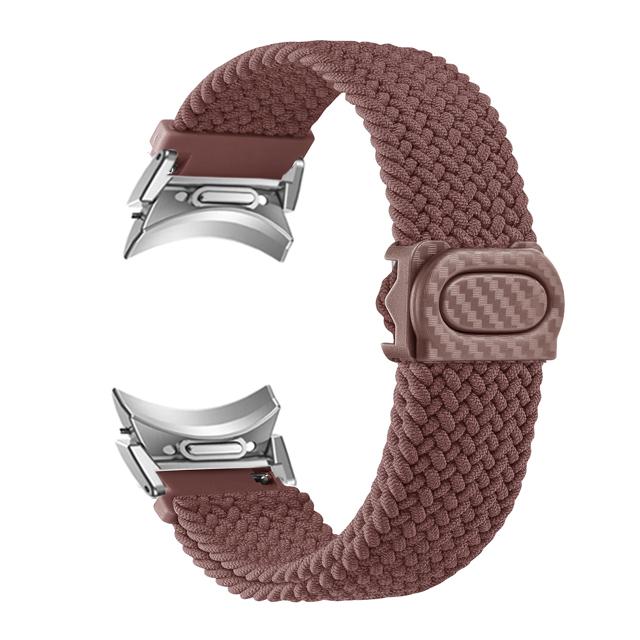 No Gaps Braided Band For Samsung Galaxy Watch 6 4 Classic/5 Pro/44mm 40mm 47mm 43mm Correa Nylon Bracelet Galaxy Watch 6 Strap