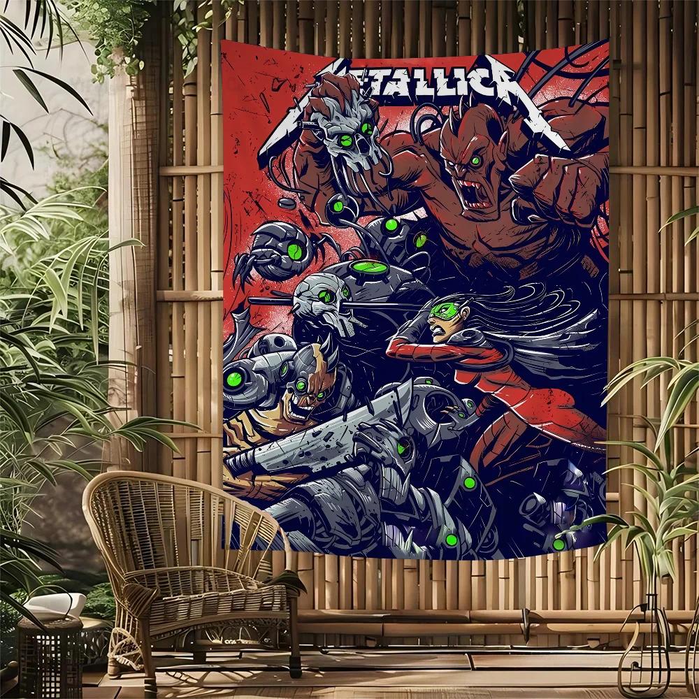 

Megadeth Heavy Metal Band Album Wall Tapestry Hanging Tarot Hippie Wall Rugs Dorm INS Home Decor 74x94cm(29x37in)