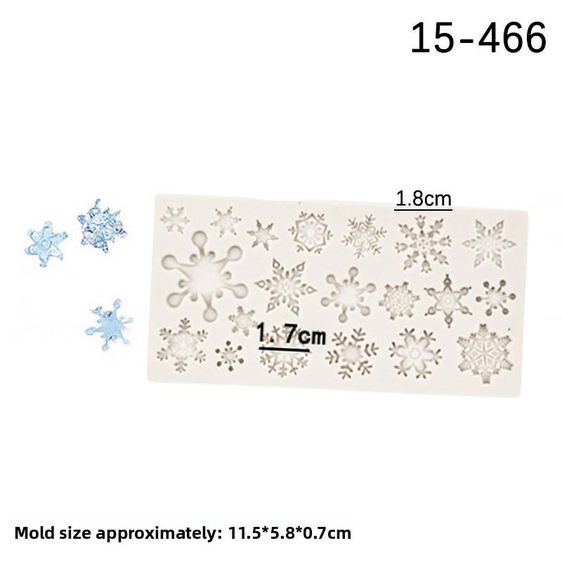 Conjunto de Moldes de Silicone de Natal Para Decorações de Bolo de Homem de Gengibre e Árvore DIY