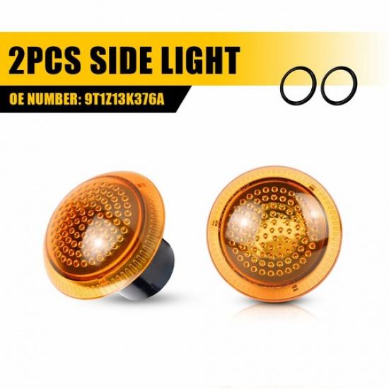 Amber Lens Front Side Marker Lights Housing for Ford Transit Connect 2010-21 EXV