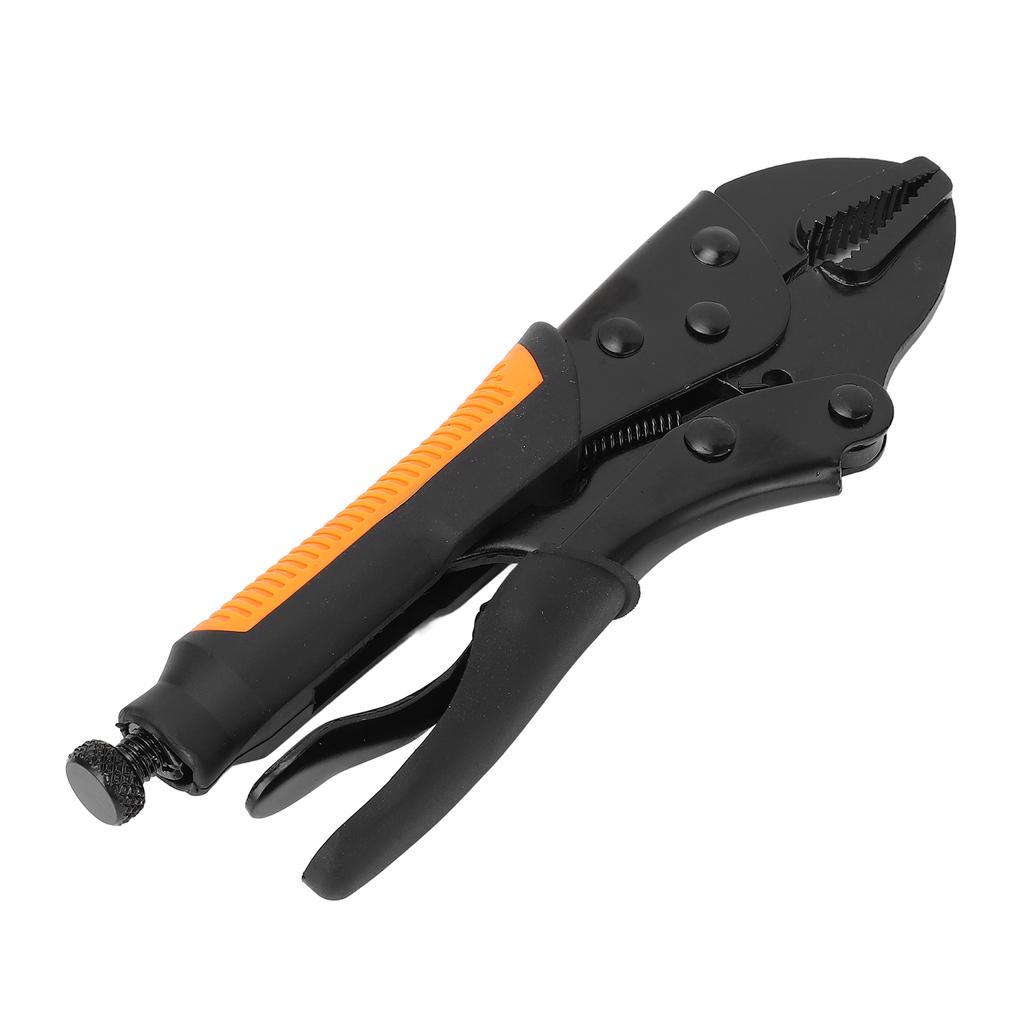 Locking Pliers Curved Jaw Wr Resistant Teeth Anti Slip Handle Portable Pliers with Screw