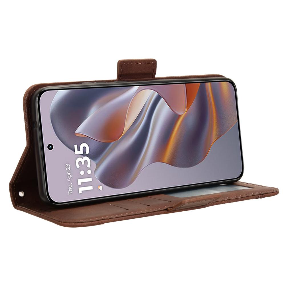 For Motorola Thinkphone 25 5G/Edge 50 Neo 5G/Moto S50 5G Leather Case Phone Wallet Cover with Multiple Card Slots