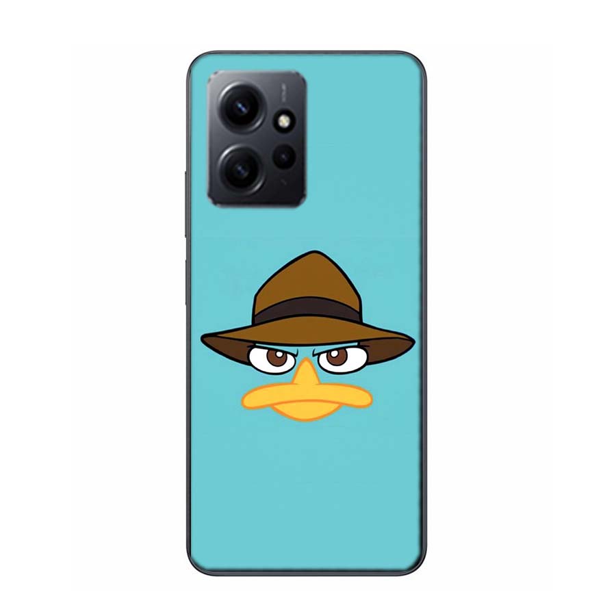 Cartoon Perry The Platypus Phone Case For Redmi 12 13C 12C 15C 9 10 10C Note 13 Pro Plus 14 15 Pro 9T 9C 9A TPU Soft Cover Clear