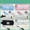 Portable Fabric Pen Case With Large Capacity For Students And Office Use