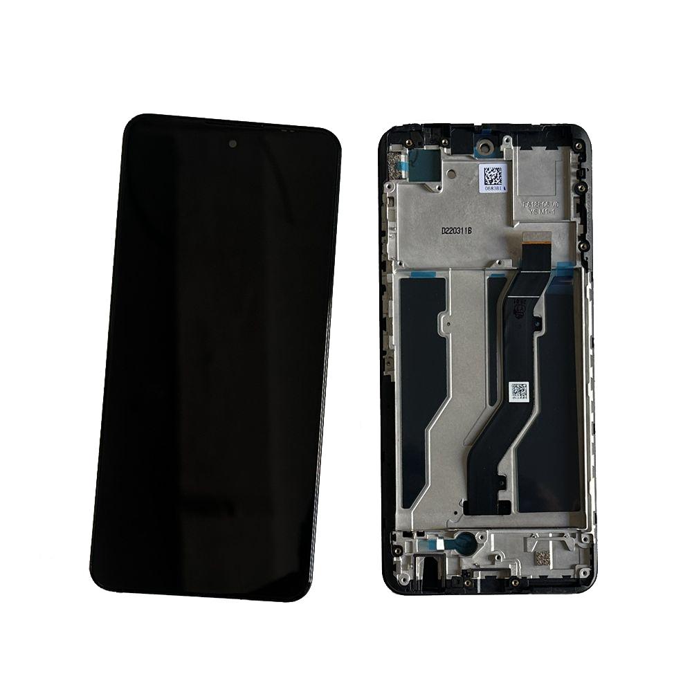LCD Screen and Digitizer Full Assembly for ZTE Blade V40 With Frame;Black; + Tools