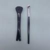 2Pcs 2-in-1 Nose Contour Brush Set Portable Eyeshadow Powder Brush Cosmetic Brush Kit  Beauty Tools