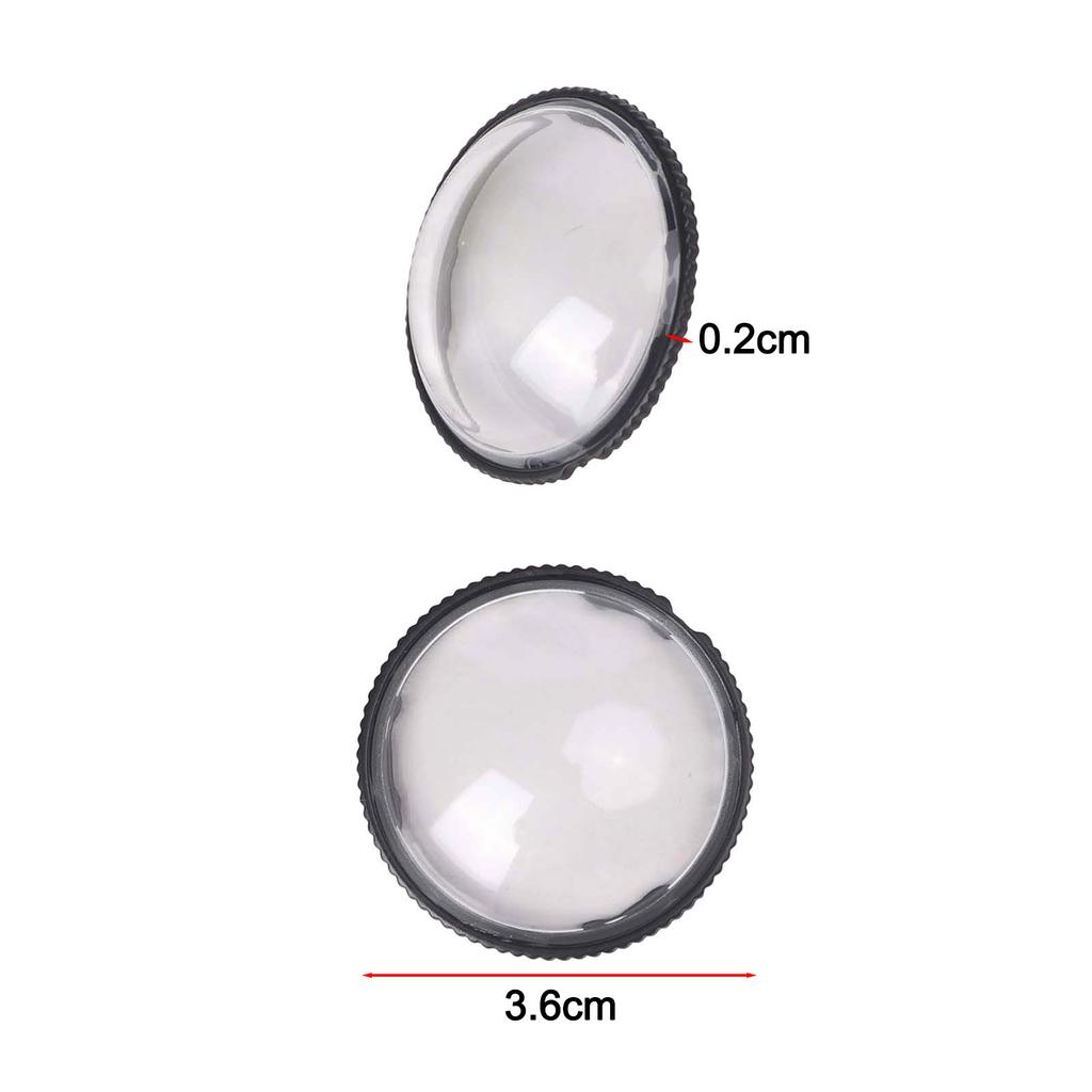 2pcs Lens Guards PC Len Protective Mirror For Insta360 X5 Camera Cap Protector Cover Rotating Protective Sports Camera Accessory