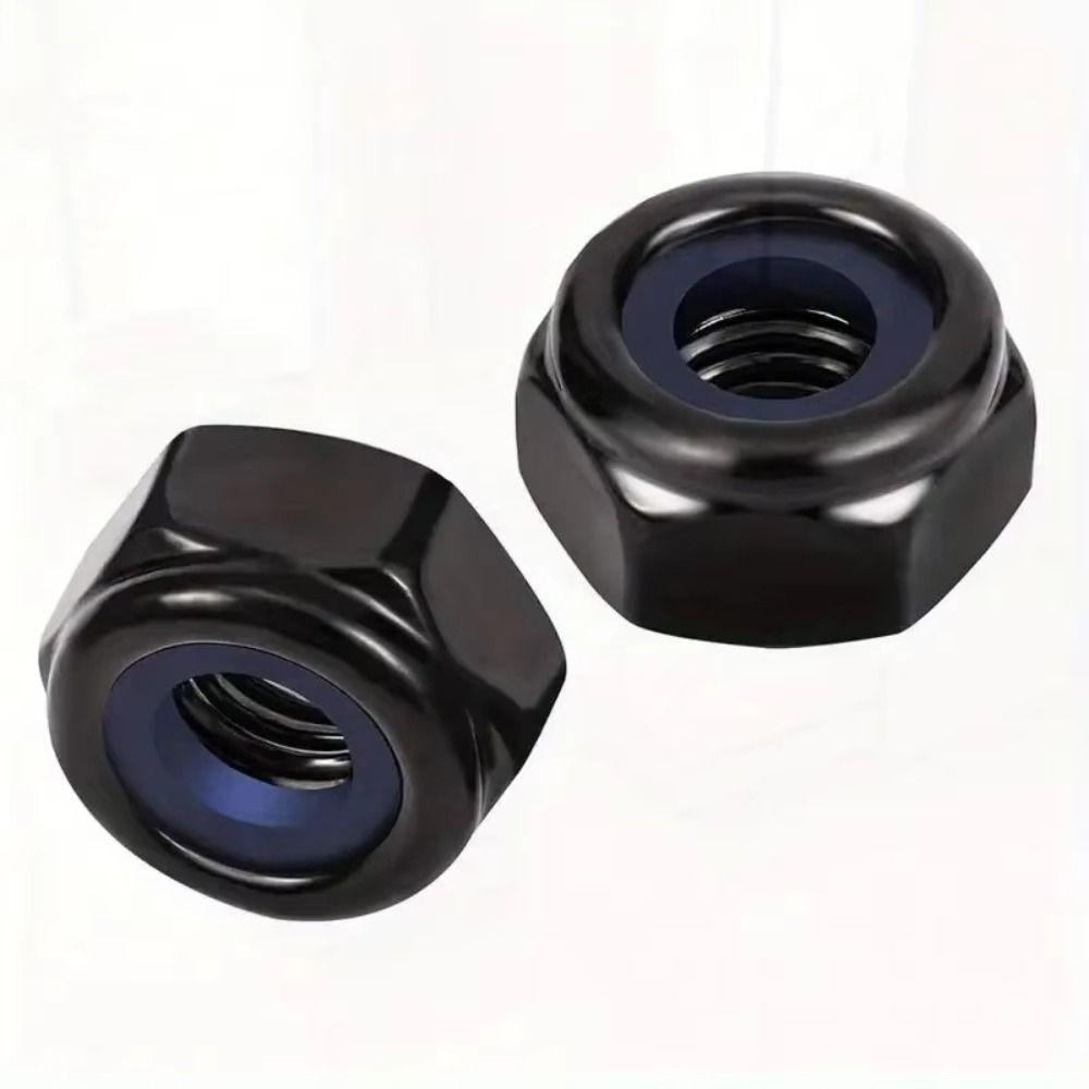 Black Nylon Hex Nuts Nylon Hexagonal Nut High Quality Hex Nuts Assortment Kit Car Repair