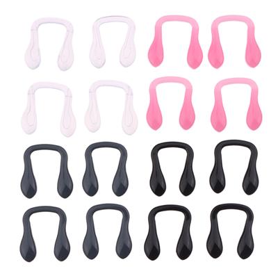 5Pcs Silicone U Shaped Nose Pads Óculos Nariz Clipe Ponte Nasal Antiderrapante Suporte Acessórios Óculos