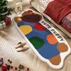 50*160cm Cartoon Bedroom Rug Wear-resistant Thick Imitation Cashmere Bedroom Bedside Blanket Absorbent Entrance Doormat Bedside
