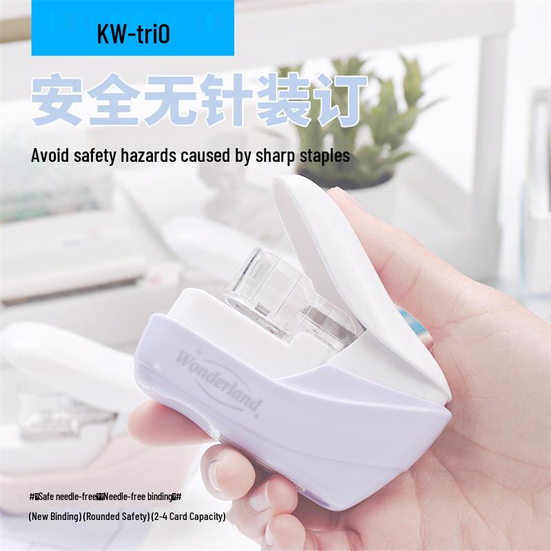 Kedeyou 5399 Kompakt Zımbasız Zımba - Öğrenciler İçin Enerji Tasarruflu Ciltleme Aracı