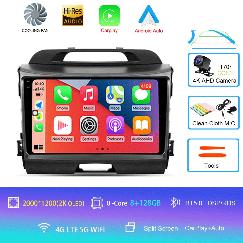 Android 14 Car Radio For Kia Sportage 3 SL 2010 - 2016 Multimedia Video Player Navigation GPS No 2din 2 din dvd