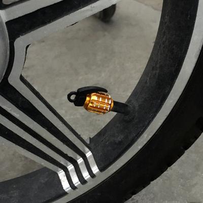 4Pcs Valve Cap Attractive Corrosion Resistant Stainless Steel Compact Cute Shape Air Dust Cap for Car