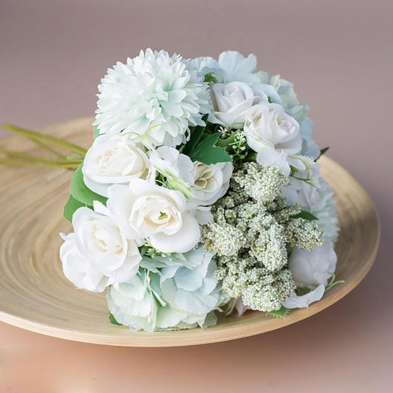 1 Bunch Artificial Bouquet Alice Flower Bridal Home Wedding Party Party
