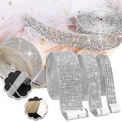 Selbstklebendes Kristall-Strass-Diamantband, DIY-Edelstein-Aufkleber-Dekoration