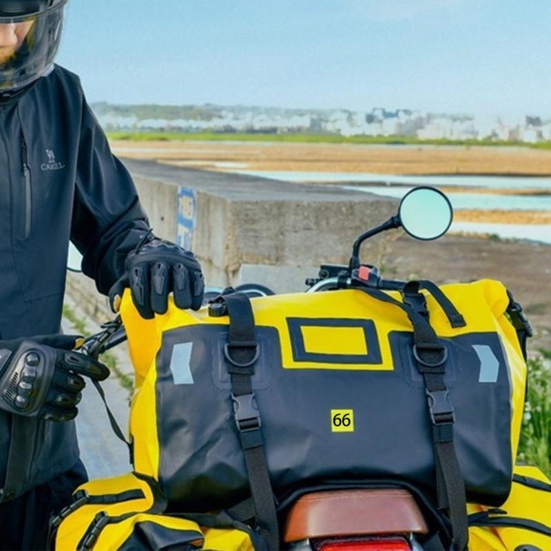 Heavy Type Waterproofed Cycling Storage Bag Bike Luggage Pack for Motorcycles Trip Hiking Boatings