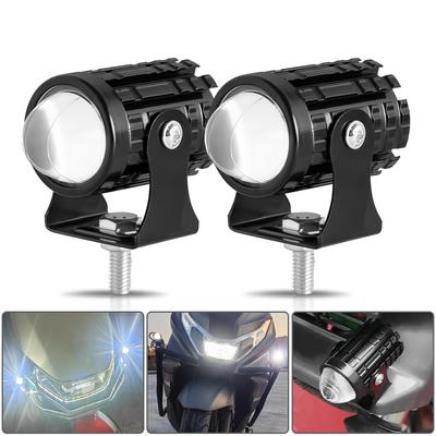 Motorcycle LED HeadLight Work Spot Lamp Offroad Car Boat Truck SUV Driving Fog Lamp Headlamp White Yellow 12V 24V