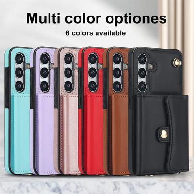 Cartera cruzada Estuche de cuero Para Samsung Galaxy A15 A54 A14 A13 A51 A52 A53 A12 A73 A71 A50 A70 A20 Correa Cubierta para Tarjeta de Crédito
