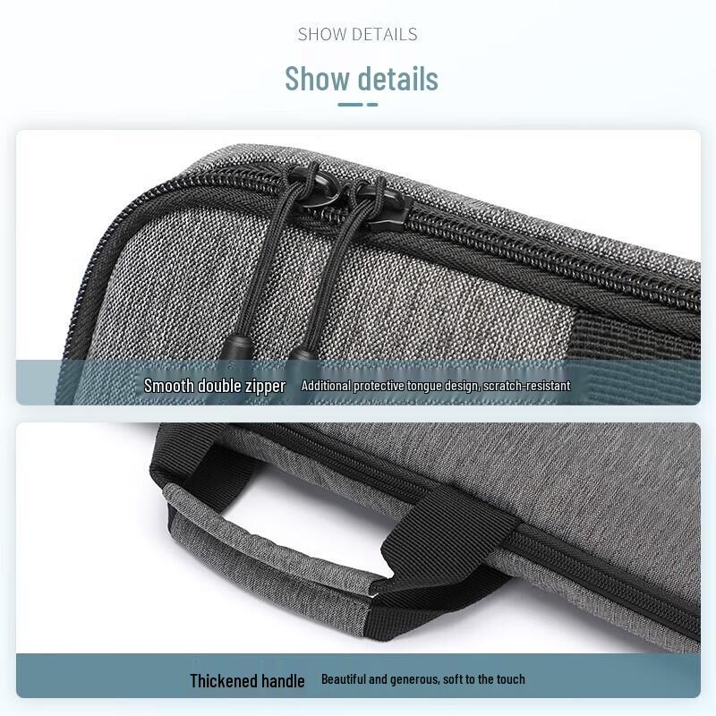 Lenovo DarrenBM 14-inch Business Laptop Shoulder Bag with Mouse Set, Grey