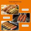 100Pcs Hot Dog Packaging Box Paper Disposable Party Tableware Food Serving Tray For Caterers Catering Boxes