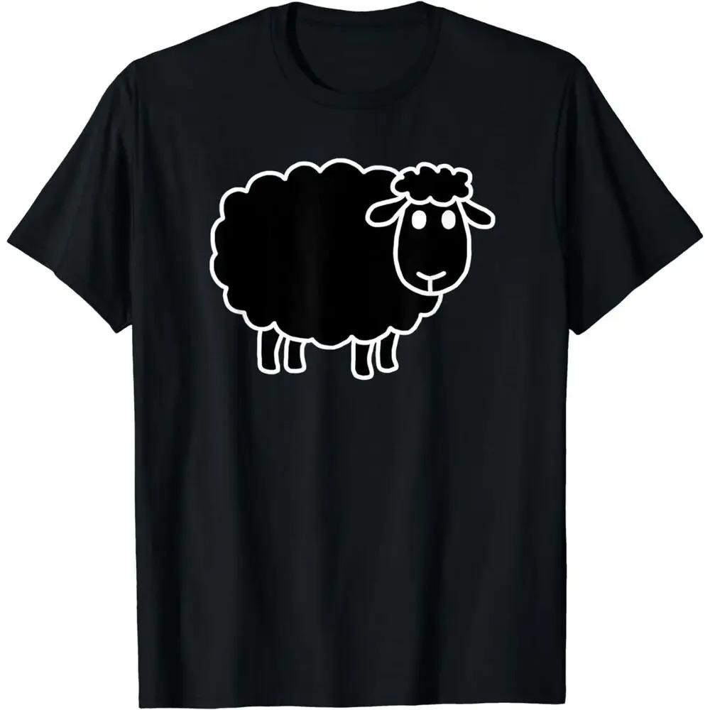 Sheep That Is Black, Funny, Jokes, Sarcastic T-Shirt Unisex T-shirts For Men Women Summer Tees Vintage Oversized