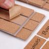 36-96 szt. Etykiety drewniane dębowe Naklejki Craft Kuchnia Butelka Słoiki Organizer Etykiety Naklejki samoprzylepne Opakowanie Etykieta uszczelniająca