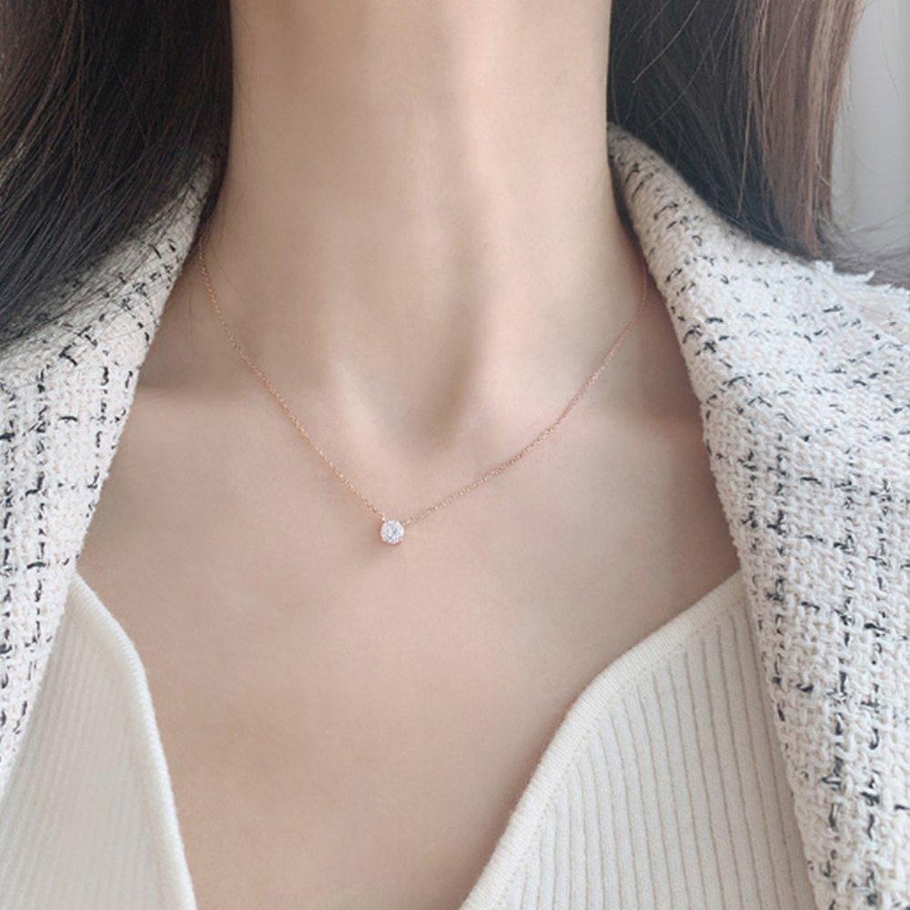 [Luvre Paris] Elide Crystal Earrings/Necklace Set Set0237