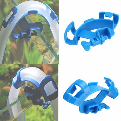 Blue Hose Holder Plastic Aquarium Filtration Water Pipe Clip Tube Fish Tank Filter Clean Pump Fixing Clamp Aquarium Tool