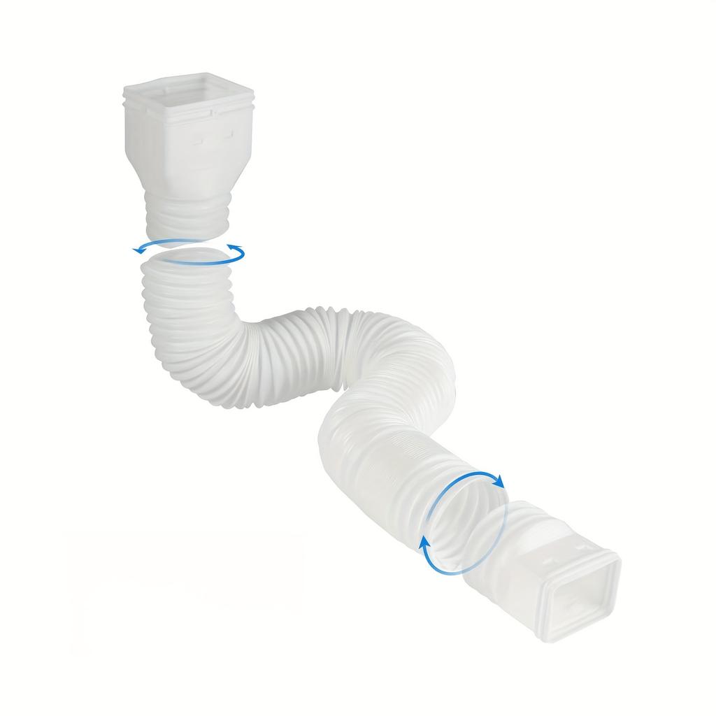 Flexible Downspout Extension for Gutter Drainage - 21 To 68 Inches, Easy Installation, Waterproof Rainwater Drainage System, Rainwater Management