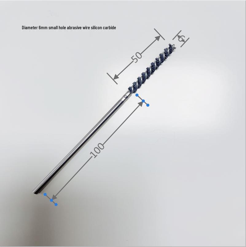 Abrasive Wire Tube & Pipe Brush - Steel Bristle for Deburring & Polishing