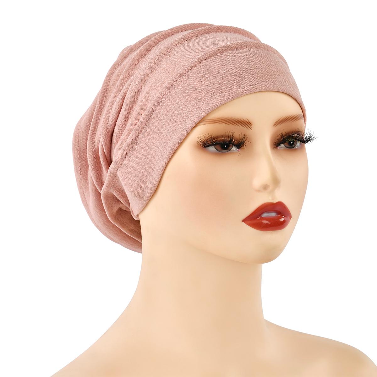 

Новый Подхиджаб Шапочка с Бусинами Мусульманский Головной Платок Женский Вуаль Хиджабы Шарф Тюрбан Мусульманская Мода Боннет для Женщин Внутренняя Шапочка