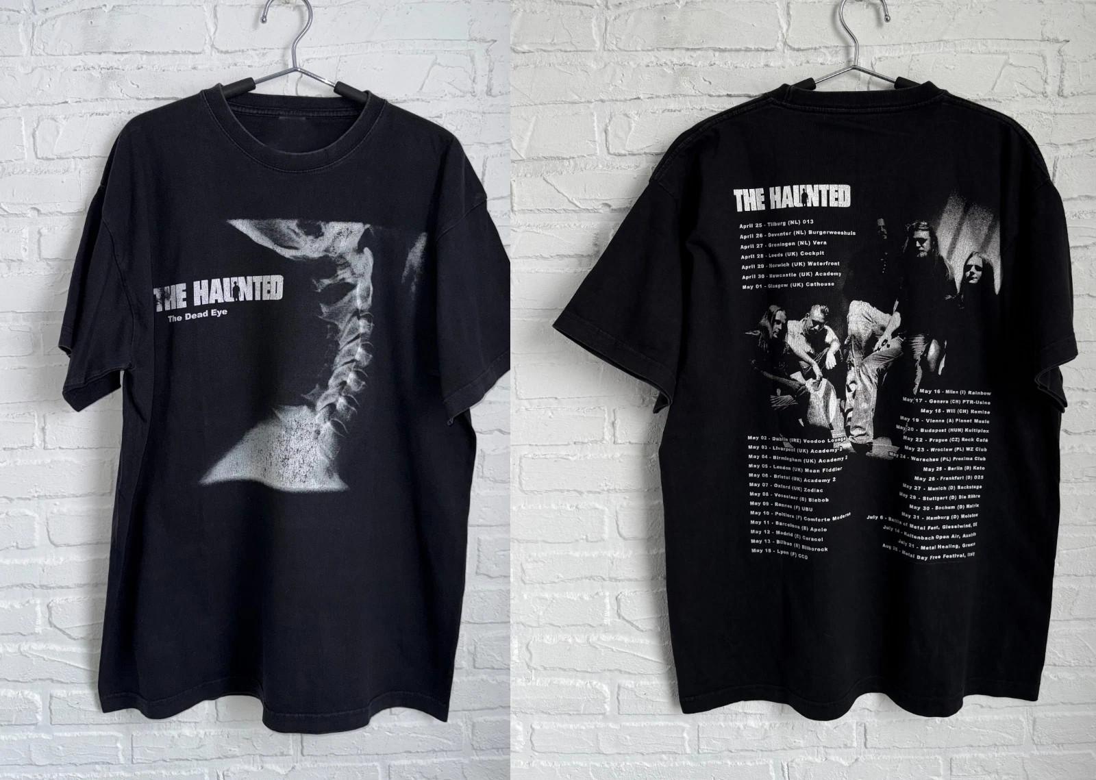 2 Sides 2007 The Haunted The Dead Eye tour t-shirt size S-5XL XXXL