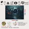 Happy Halloween backdrop banner huge spider monster carnival festival celebration activitieszyc