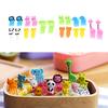 10Pcs Cute Mini Animal Farm Cartoon Food Picks Children Snack Cake Dessert Food Fruit Forks Lunch Bento Accessories Party Decor
